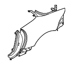 T2R23908 - Body: Quarter Panel Assembly for Jaguar: F-Type Image