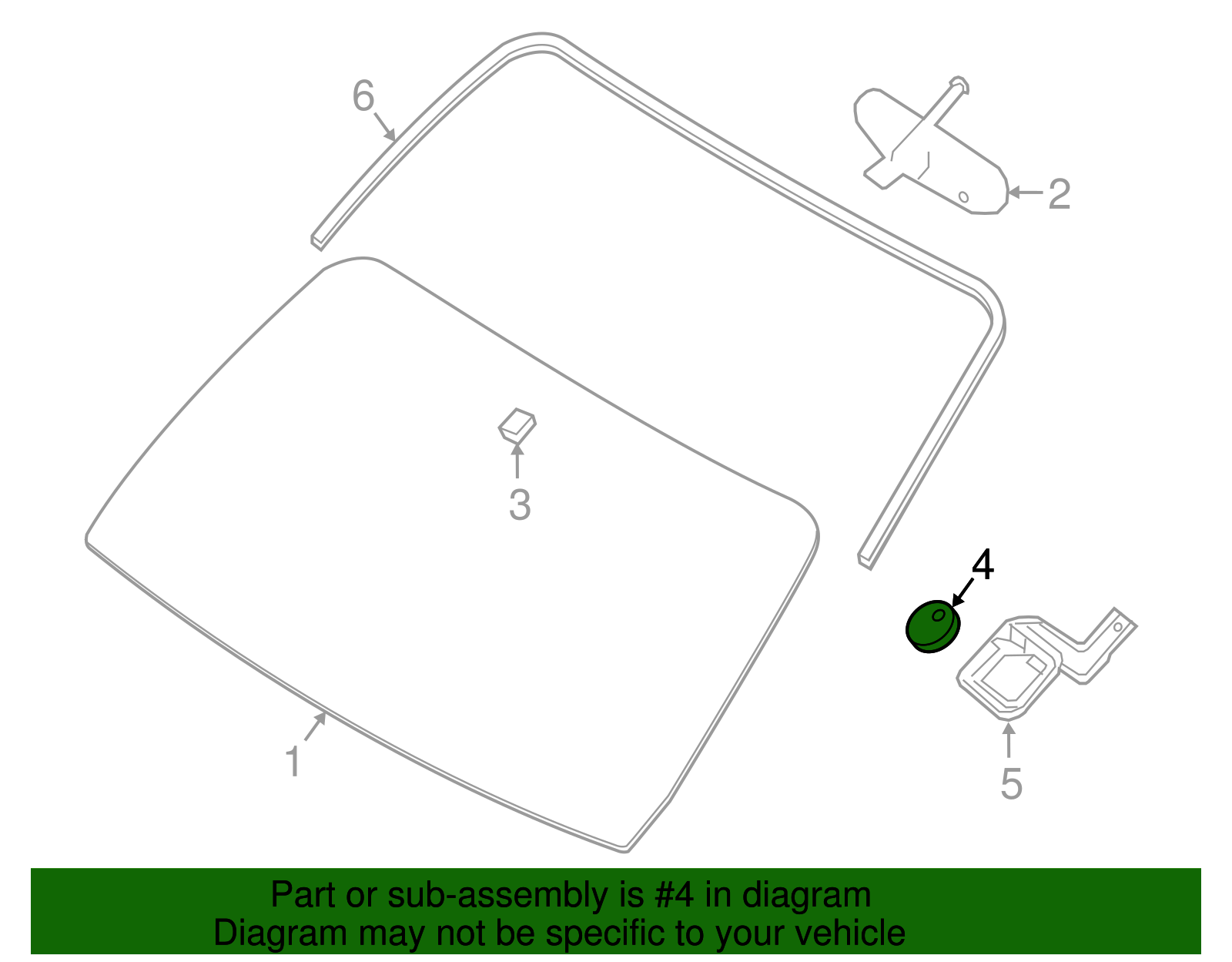 28536-BV80A - Rain Sensor 2016-2024 Nissan | Nissan Parts