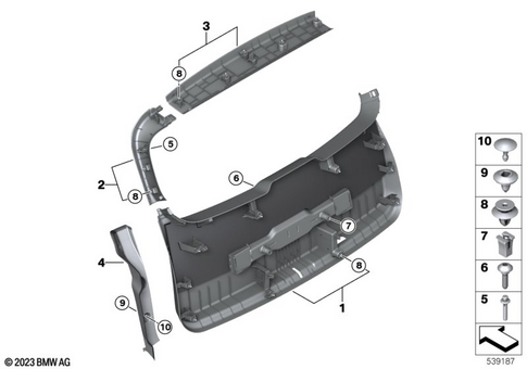 Luggage Compartment for 2024 Mini Countryman SE ALL4 #0