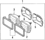 2606010W00 - : Headlamp Assembly for Nissan Image