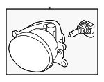 84501AL01A - Electrical: Fog Lamp Assembly for Subaru Image