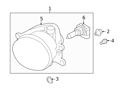 Fog Lamps for 2017 Subaru Legacy #0