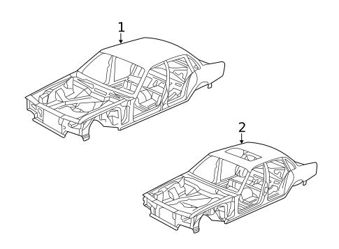 Body Shell for 2009 Jaguar Vanden Plas #0