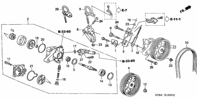 P.S. Pump - Bracket for 2002 Honda Odyssey #0