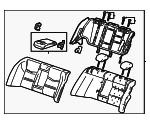 84243653 - Body: Seat Back Assembly for Cadillac: CTS Image