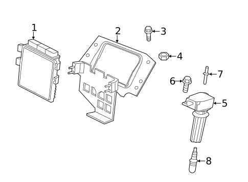 Ignition System for 2014 Jaguar XF #0