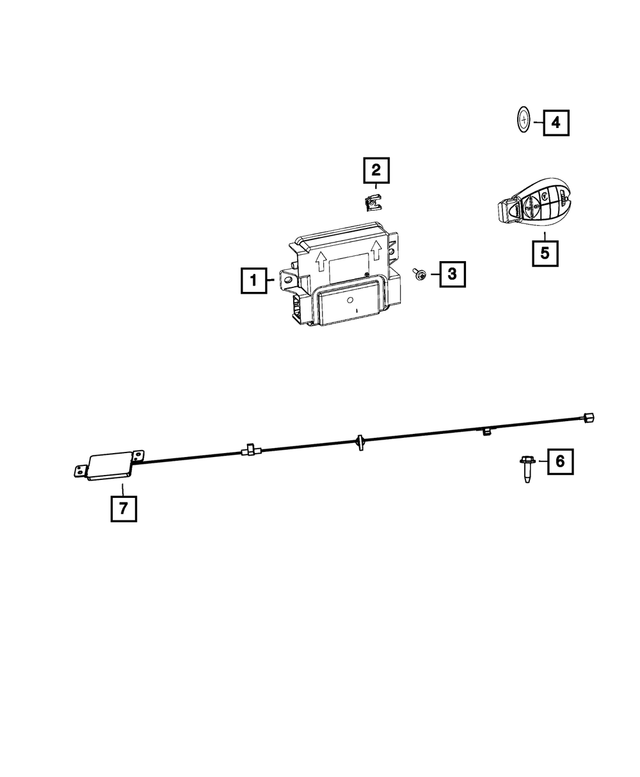 56046998AJ - Electrical: Hub Receiver for Mopar Image image