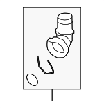 19503RAAA01 - Cooling System: Connector for Honda: Accord, Crosstour, Element Image
