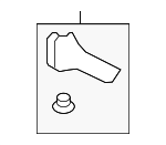 74176TA0A00 - Cooling System: Radiator Assembly Mount Bracket for Honda: Accord, Accord Crosstour, Crosstour Image