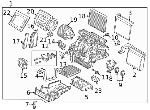 Blower Motor & Fan for 2014 Ford C-Max #0