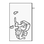 72610ST8004 - Body: Lock Assembly for Acura Image