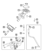 55111033AA - 5.7L HEMI Gas; Engine: Hose Clamp for Mopar Image