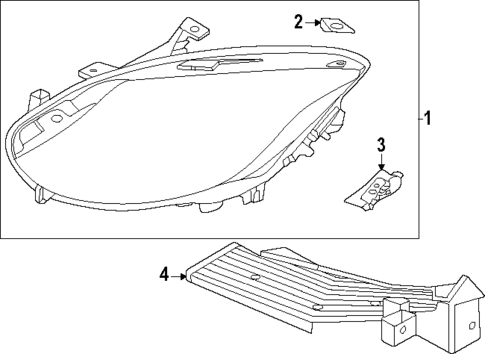 Headlamp Components for 2023 Nissan Z #0