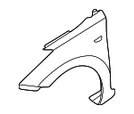 663213X000 - Body: Fender for Hyundai: Elantra, Elantra Coupe Image