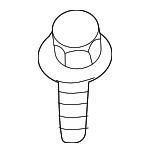 1140806141 - Body: Fender Bolt for Genesis: Electrified G80, Electrified GV70, G70, G80, G90, GV60, GV70, GV80, GV80 Coupe | Hyundai: Accent, Azera, Elantra, Elantra Coupe, Elantra GT, Elantra N, Genesis, Genesis Coupe, Ioniq, Ioniq 5, Ioniq 6, Kona, Kona Electric, Kona N, Nexo, Palisade, Santa Cruz, Santa Fe, Santa Fe Sport, Santa Fe XL, Sonata, Tiburon, Tucson, Veloster, Veloster N, Venue Image