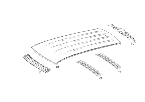 Roof for 2012 Mercedes-Benz GLK350 #0