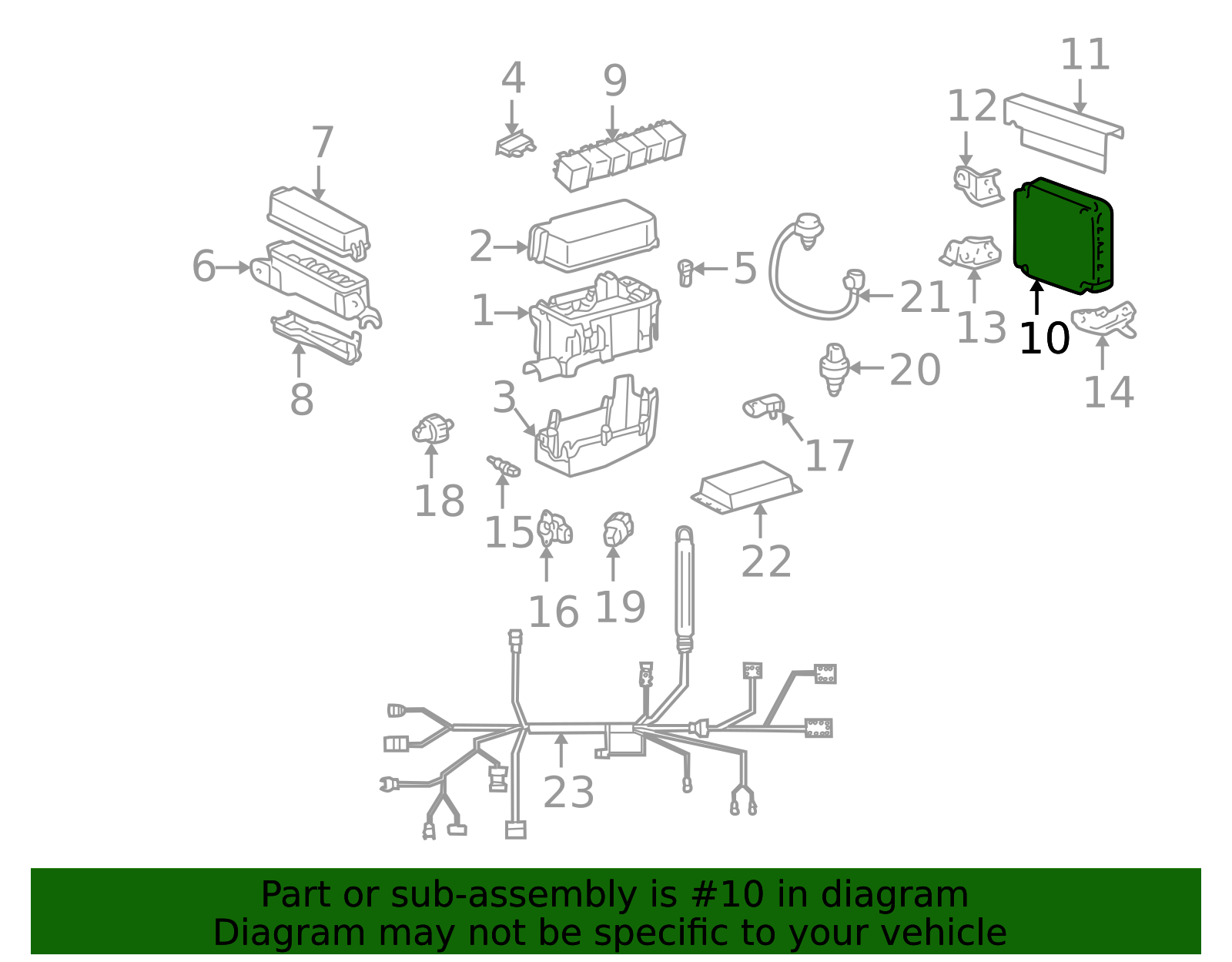 2001-2002 Toyota MR2 Spyder Engine Control Module (ECM) 89661-17671 ...