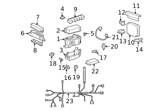 Fuel System Components for 2003 Toyota MR2 Spyder #1