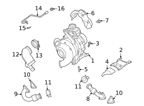 Turbocharger, Supercharger & Ram Air for 2022 Ford F-250 Super Duty #0