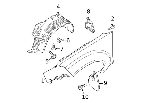 Exterior Trim - Fender for 2019 Nissan Frontier #0