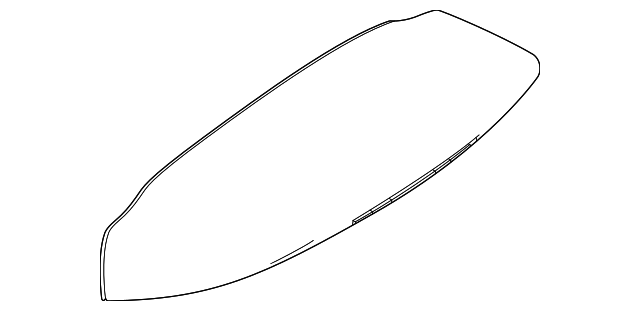 Genuine OEM Rear Spoiler | 247-790-06-88-9999 | Fits Select