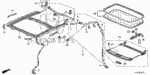 70057SNAA00 - Interior/Bumper: CLIP, SUNROOF DRAIN TUBE for Honda Image
