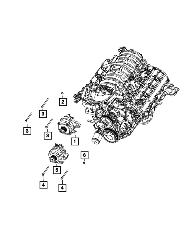 68617106AA - Electrical: Engine Generator for Mopar Image