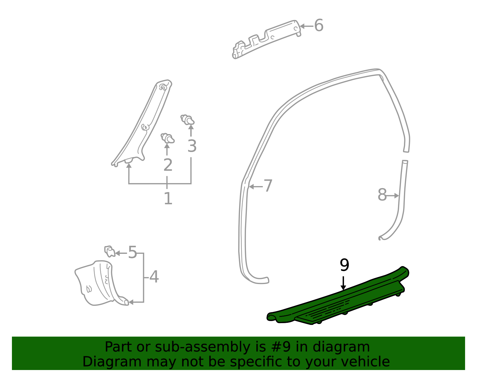 Scuff Plate 67913-52020-B2 | Country Hills Toyota Parts