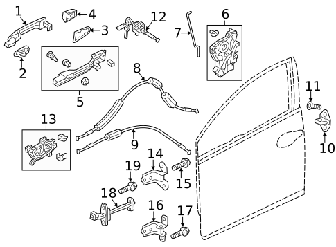 Front Door for 2022 Honda Insight #1