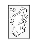 72150TXMA01 - : Lock Assembly for Honda: Insight Image