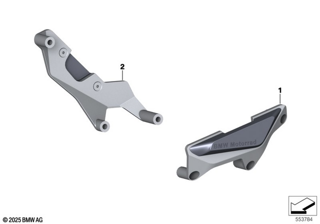77145B44CF4 - : Kit, Engine Guard, Right for BMW-Motorrad Image