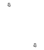 90666SDAA01 - Electrical: Trim Bezel Clip for Honda: Accord, Civic, Clarity, CR-V, CR-Z, Fit, HR-V, Odyssey, Passport, Pilot, Ridgeline Image