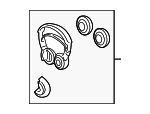 39580TK8A21 - Electrical: Headphone for Honda: Odyssey Image