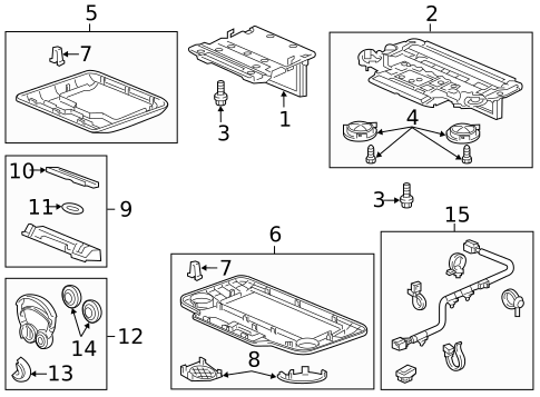 Entertainment System Components for 2011 Honda Odyssey #0