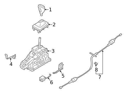 Gear Shift Control for 2014 Volvo S80 #0