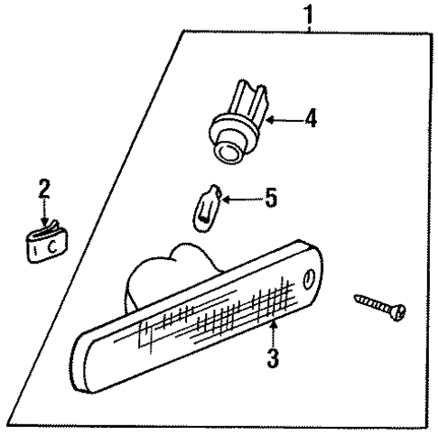 Side Marker Lamps for 1996 Honda Accord #0
