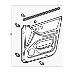 6761048331A0 - Body: Door Trim Panel for Toyota: Highlander Image