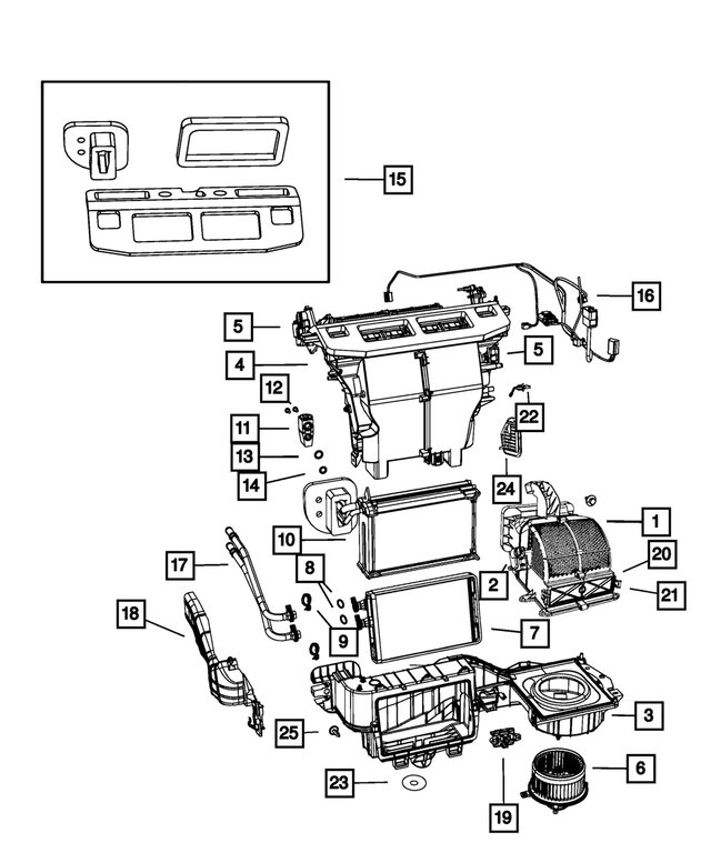 68239586AA - Air Conditioners and Heaters: Heater Core Tubes O Ring for Mopar Image