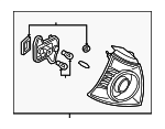 1K6945096A - : Tail Lamp Assembly for Volkswagen: GTI, Rabbit Image