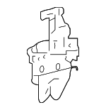 20774887 - Body: Lock for Chevrolet: Malibu | Pontiac: G6 Image