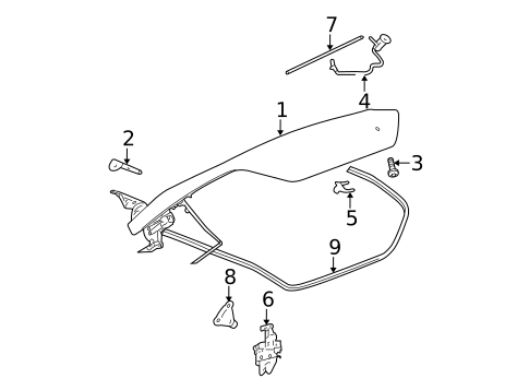 Lid & Components for 2006 Pontiac G6 #2