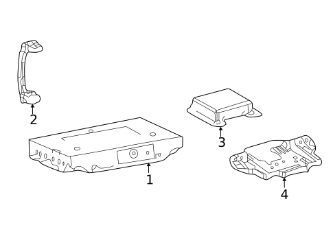 Navigation System Components for 2022 Lexus LC500 #2