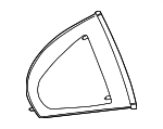 1R3Z6329710AA - Body: Quarter Glass for Ford Image