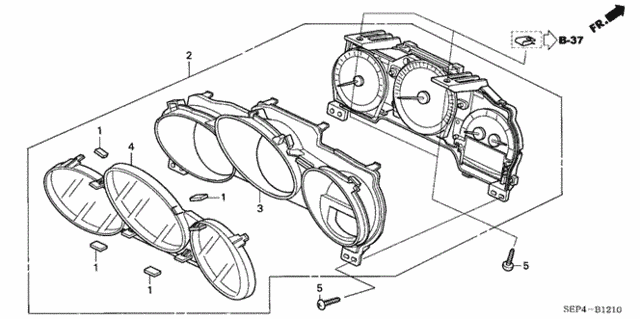 Meter Components for 2004 Acura TL #0