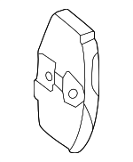 6941560020 - Body: Door Lock Striker Cover for Lexus Image