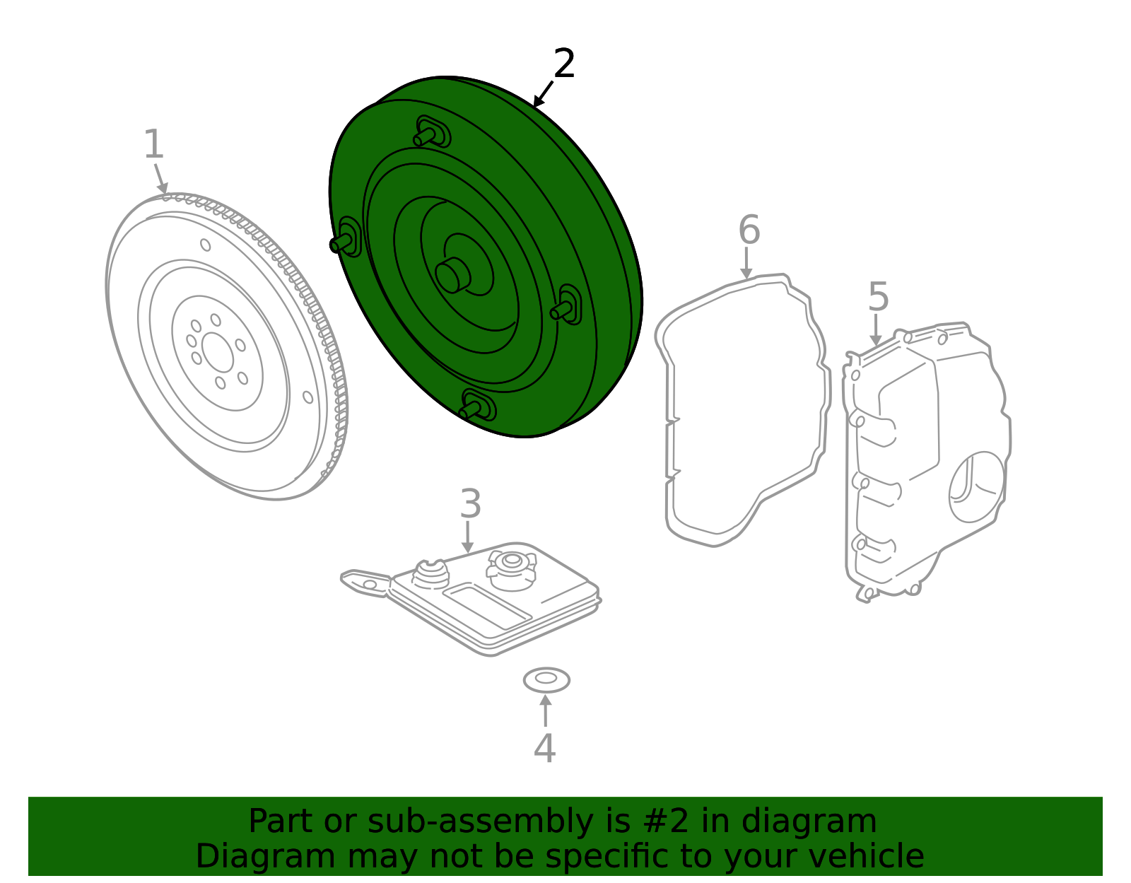 EG9Z-7902-ERM - Automatic Transmission Torque Converter 2014-2020