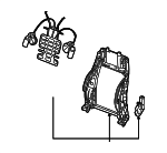 4L0881515 - Body: Seat Back Frame for Audi: A3, A3 Quattro, A6, A6 Quattro, Q7, S6 Image