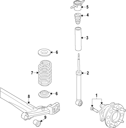 Rear Suspension for 2024 Hyundai Kona #2