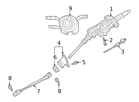 Steering Column Assembly for 2020 Mercedes-Benz G63 AMG #0