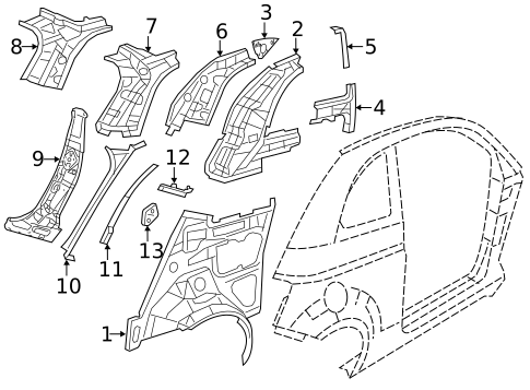 Inner Structure for 2013 Fiat 500 #0